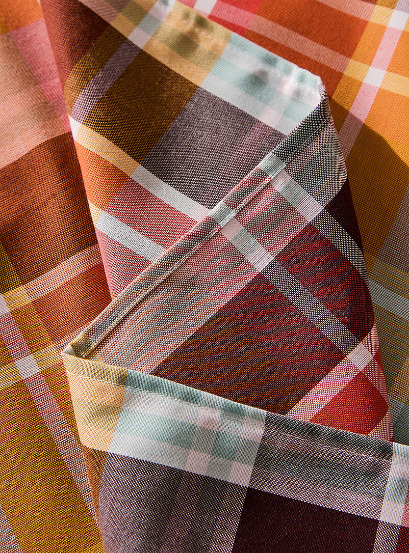 Fall plaid pattern tablecloth product image 3