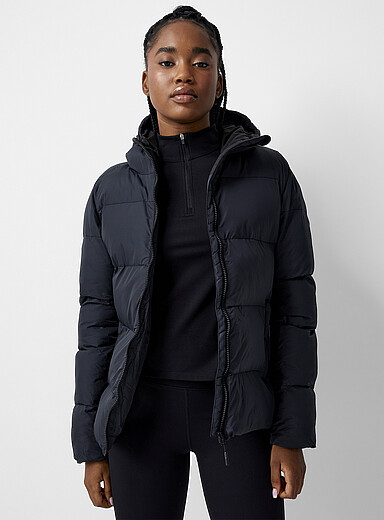 I.FIV5 Black Puffy puffer jacket for women
