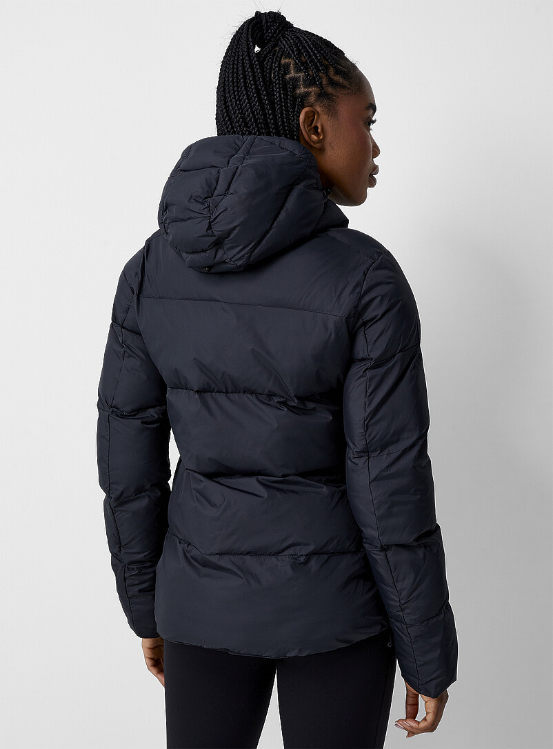 Doudoune Courte Matelassée Femme - Col Montant, Poches à Bouton, Coupe-vent - Style Décontracté Chic