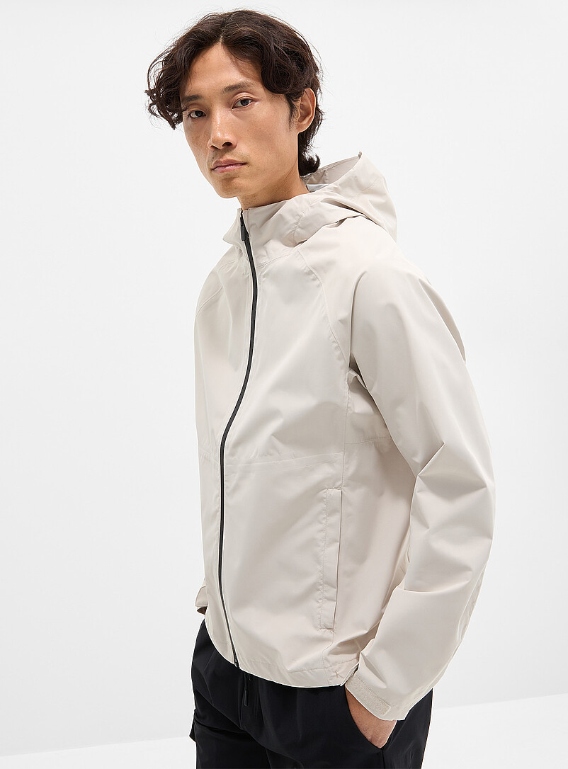Minimalist hooded waterproof jacket product image (primary)