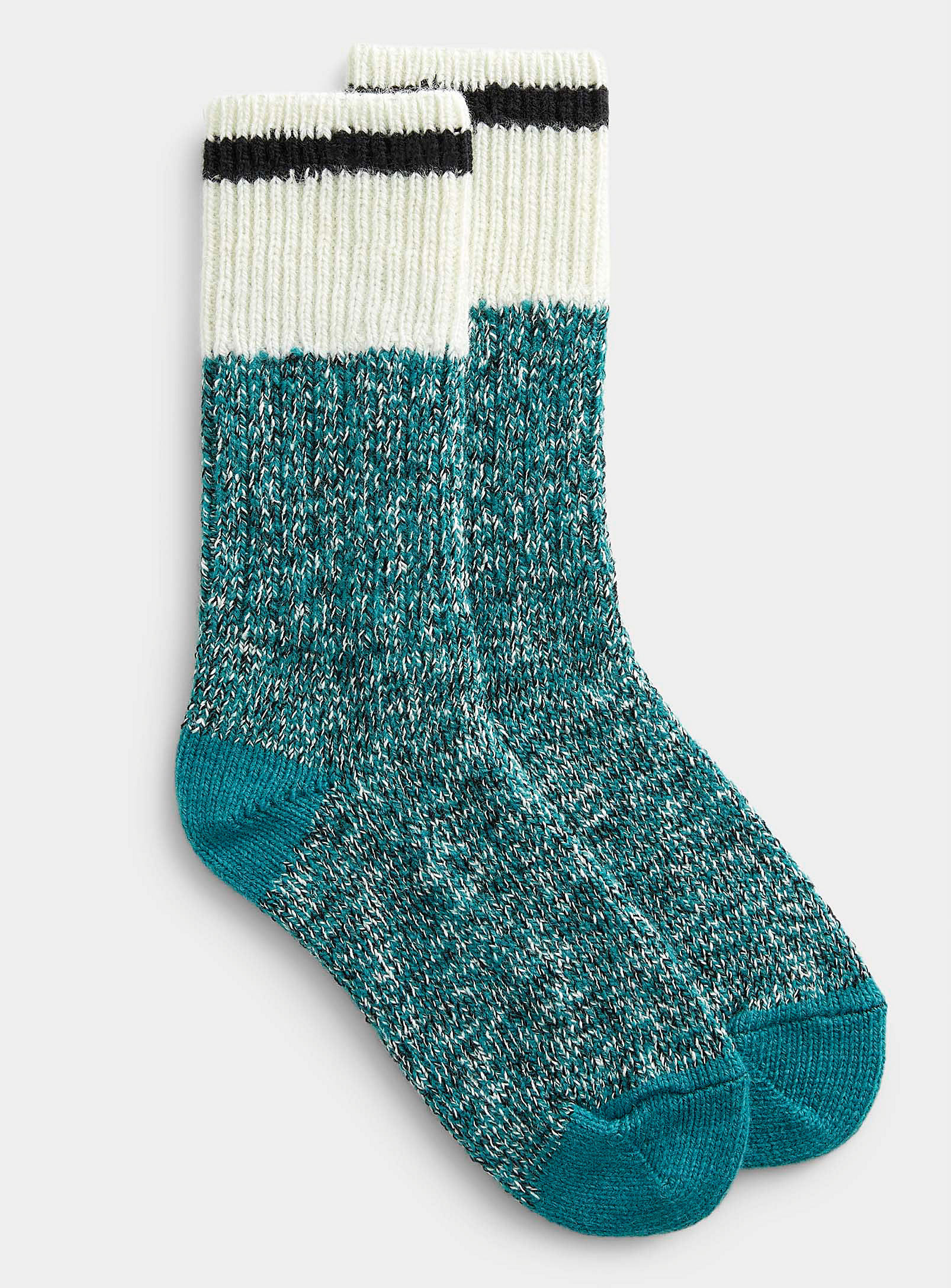 Simon's Work Socks In Lime Green