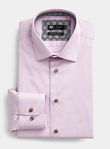 Stretch twill shirt Modern fit | Le 31 | Shop Men's Semi-Tailored Dress ...