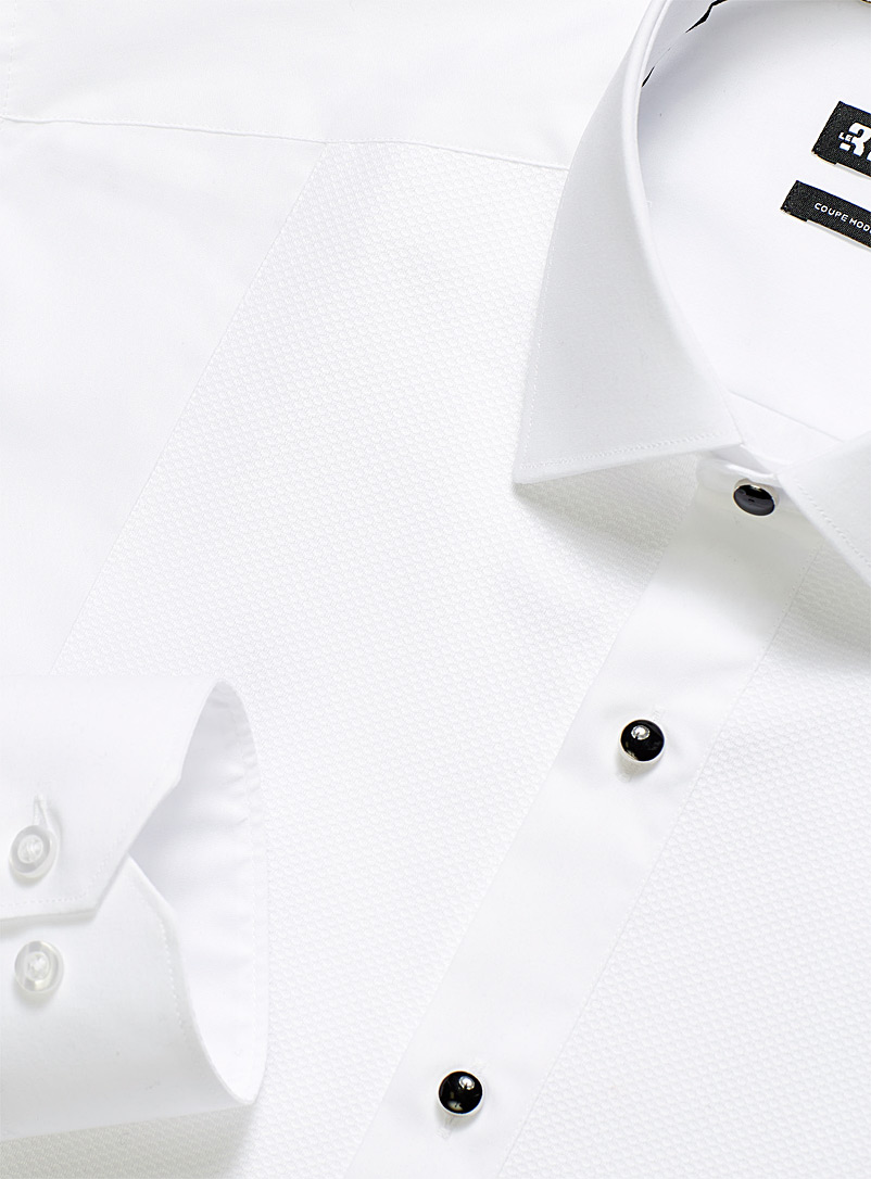 Jacquard bib tuxedo shirt Modern fit product image 3