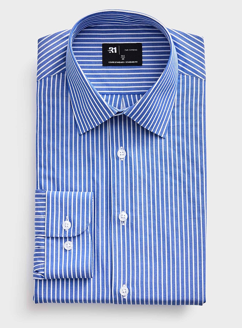 Pyjama-Stripe 100% Cotton Shirt Standard Fit