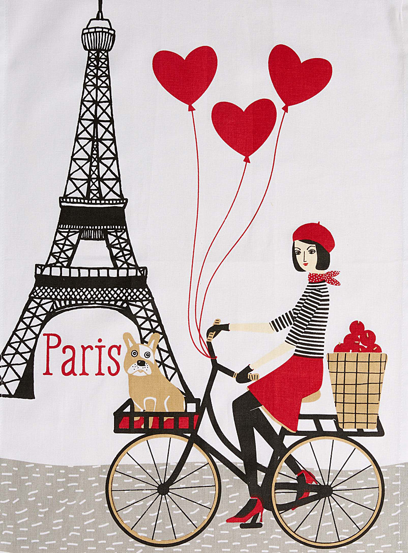 Danica Assorted Tour of Paris tea towel