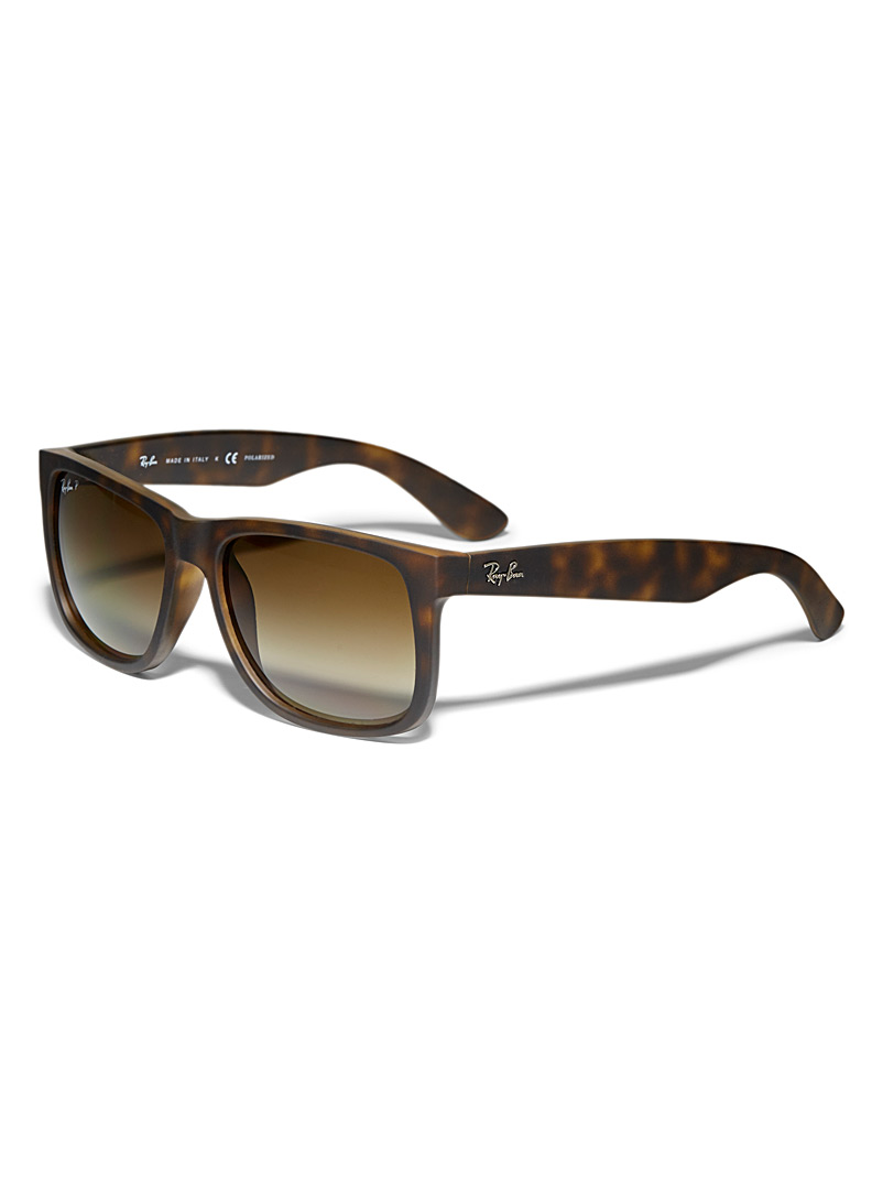 Ray-Ban Patterned Brown Justin Classic sunglasses for men