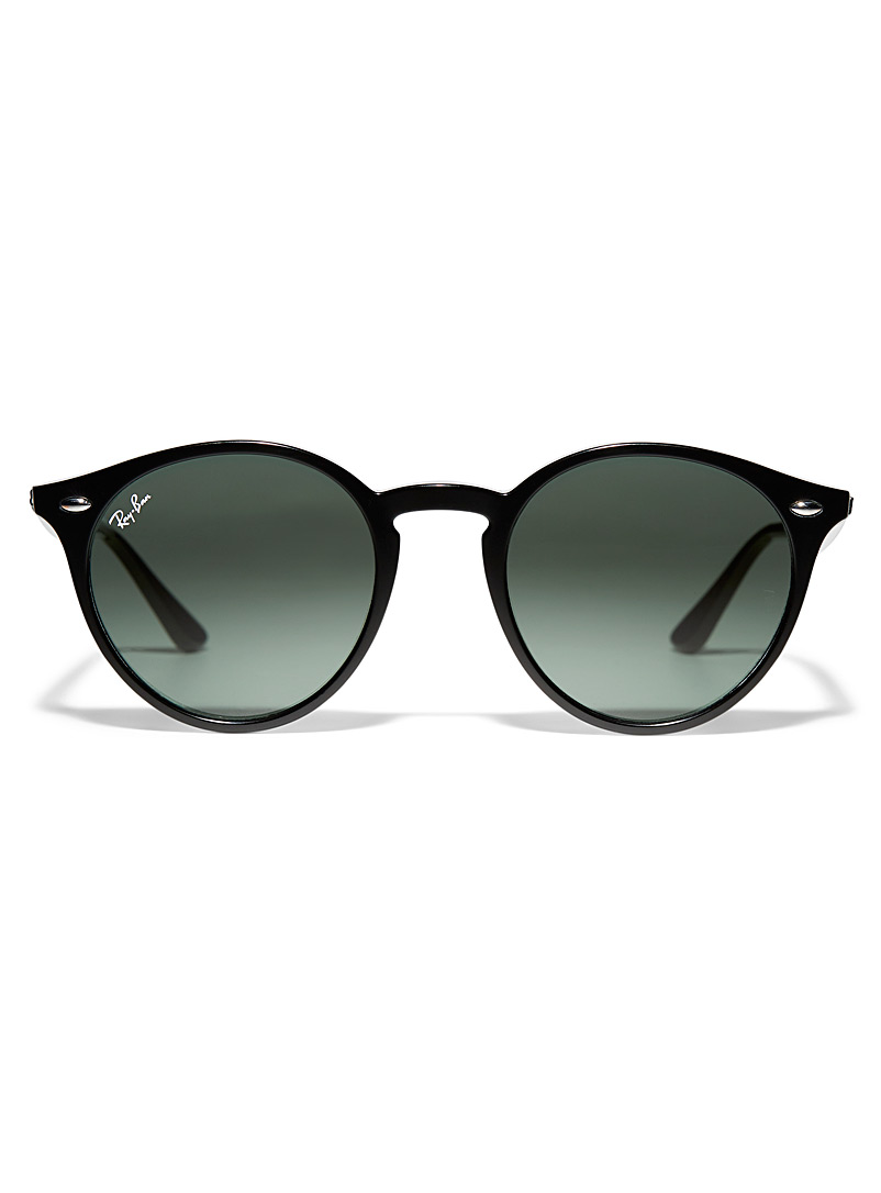 Ray-Ban: Les lunettes de soleil rondes signature Noir pour homme