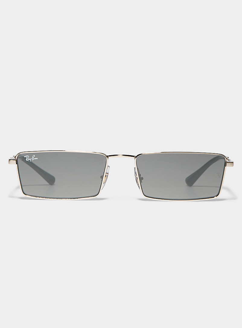 Ray-Ban Patterned Black Retro rectangular sunglasses for men