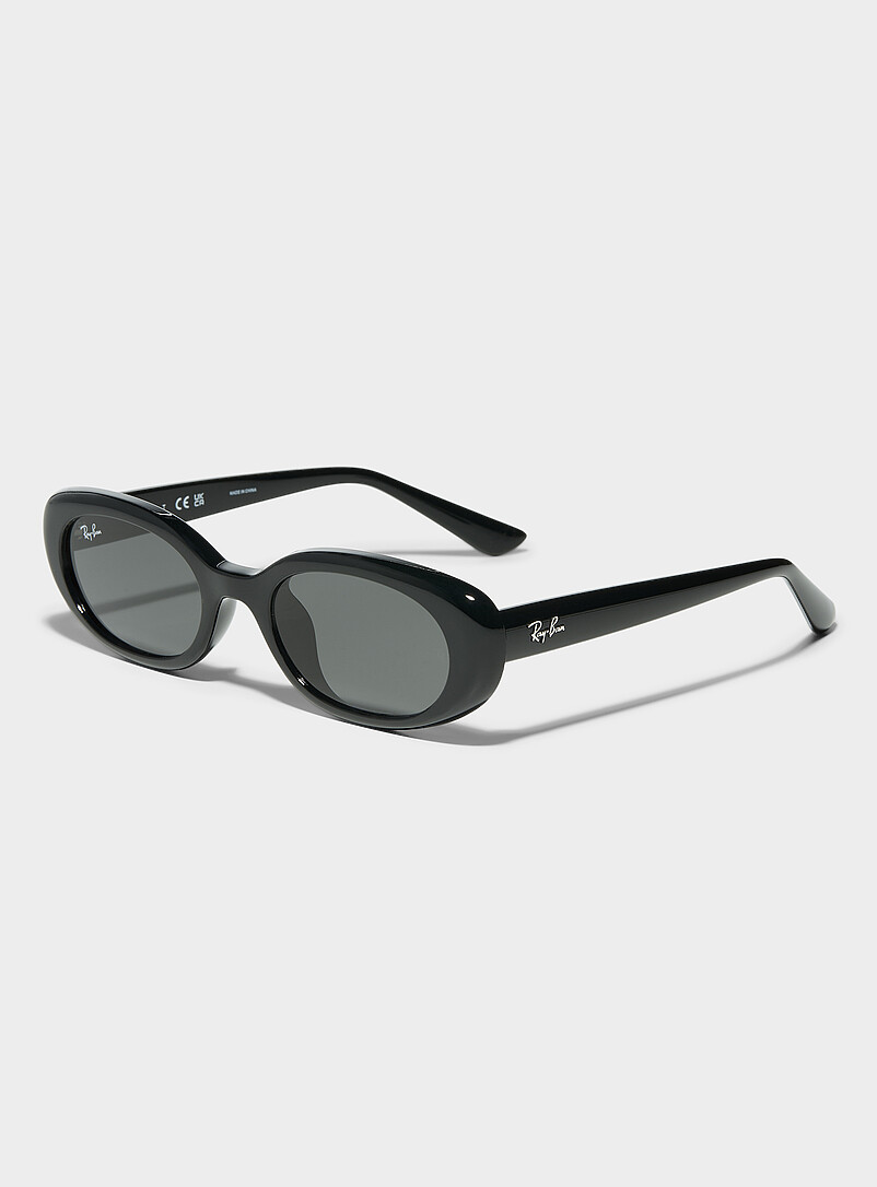 Thick-frame oval sunglasses product image 2
