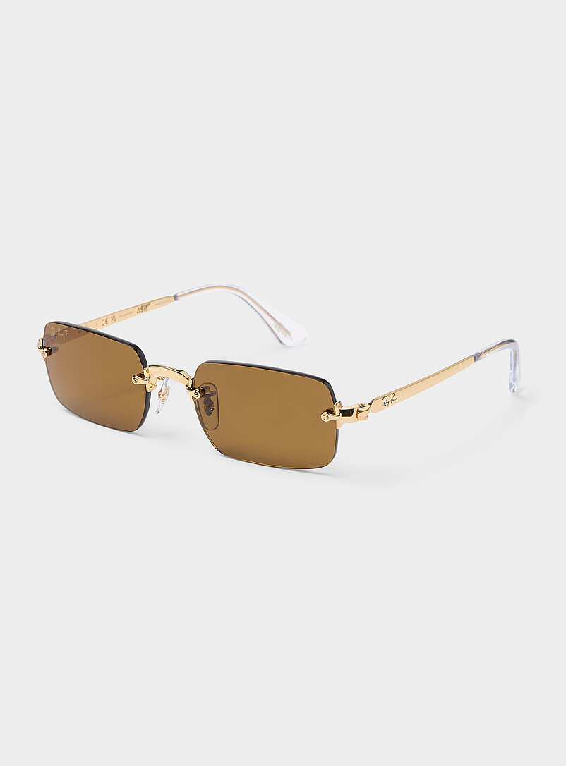 Frameless rectangular sunglasses product image (primary)