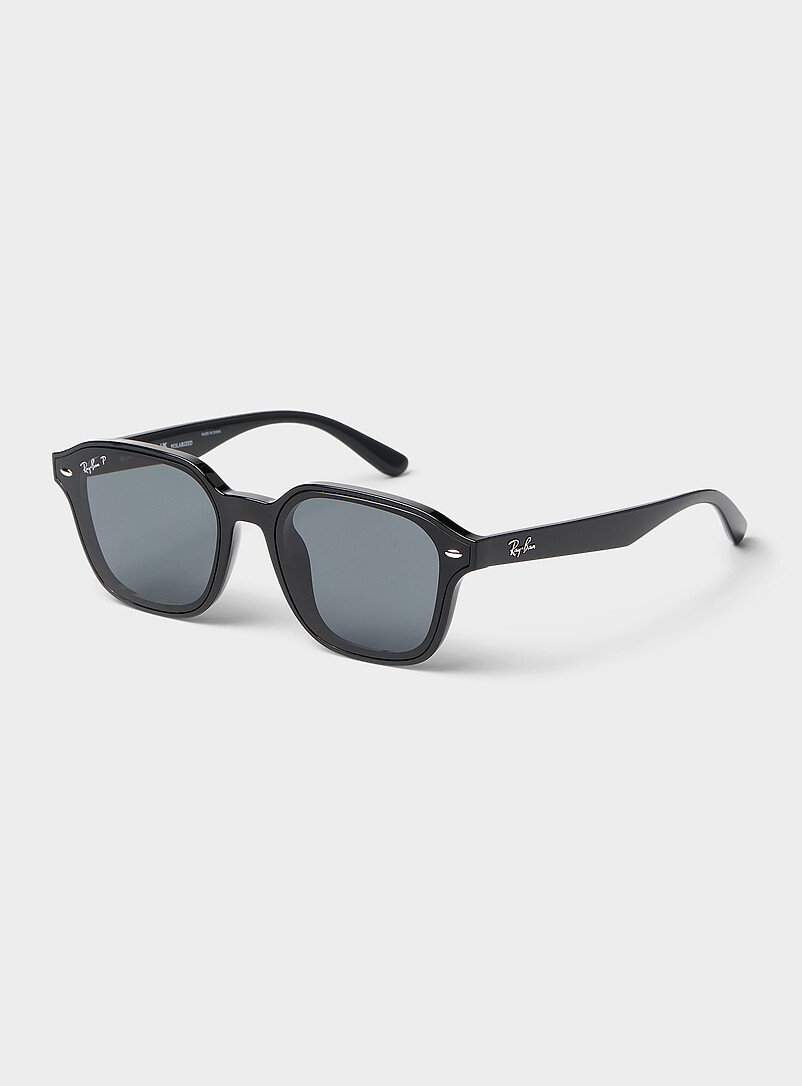 Black rounded sunglasses product image (primary)