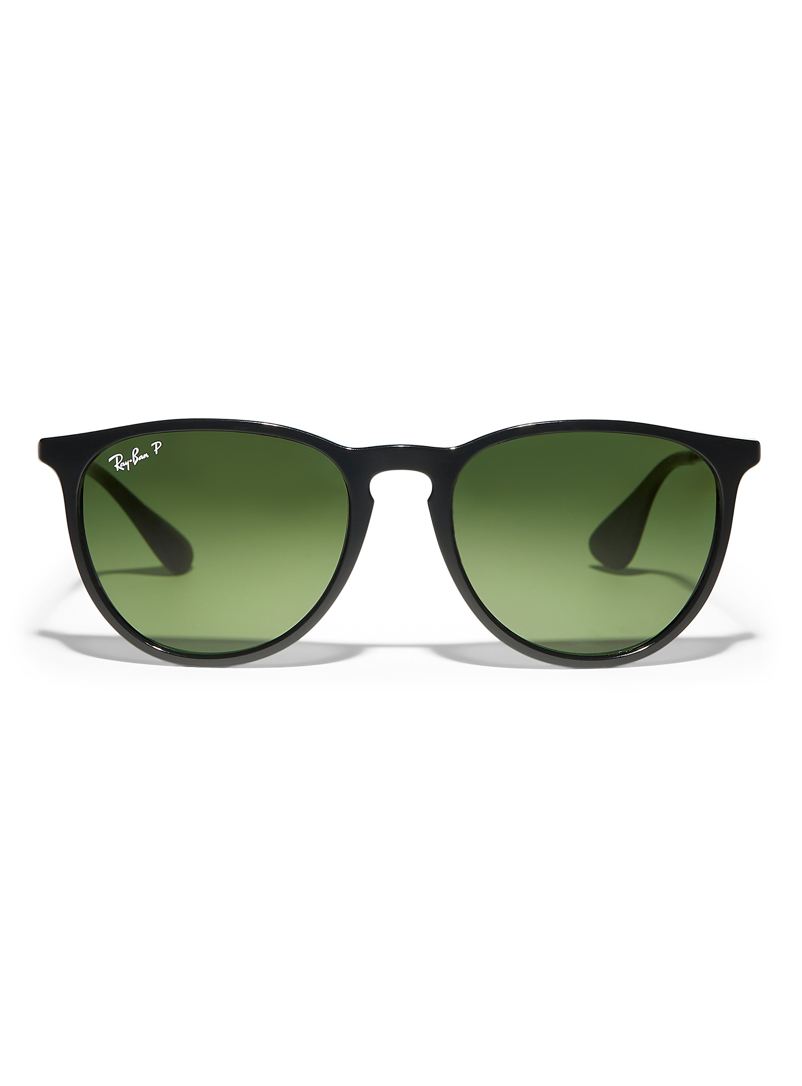 Shop Ray Ban Classic Erika Glossy Sunglasses In Oxford
