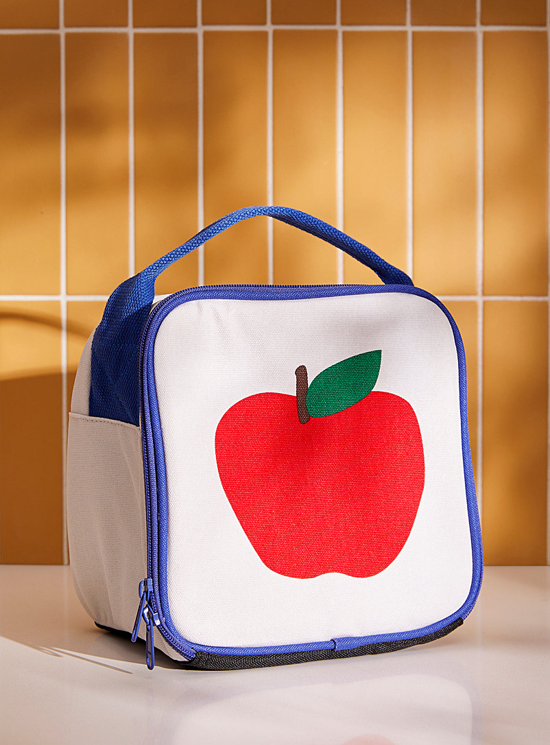 Simons Maison: Le sac à lunch pomme rouge Beige crème