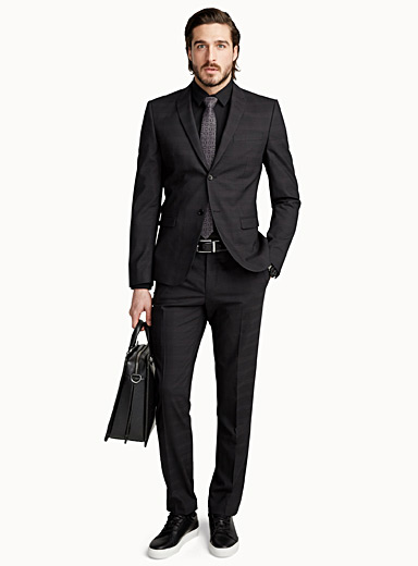 Semi-plain textured suit London fit - Semi-slim | Le 31 | Semi-slim Fit