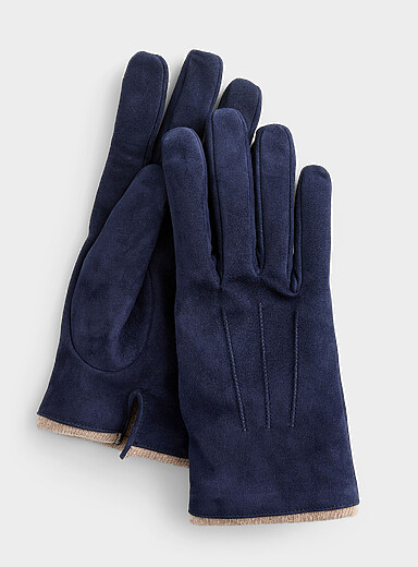 Suede and cashmere gloves <b>Exclusive collection from Italy</b>
