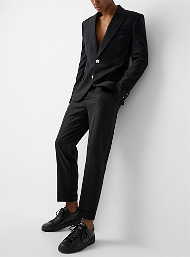 Cuffed black pant | Balmain | Shop Men's Designer Balmain Online in ...
