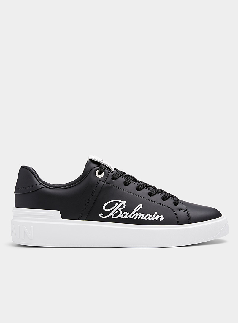 Balmain Black Signature B-Court sneakers Men for men
