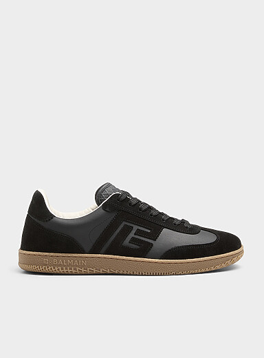 Balmain Black Swan monochromatic sneakers Men for men