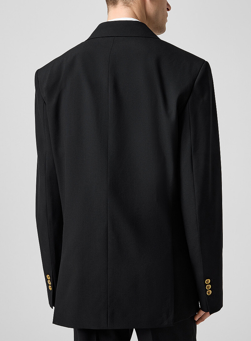 Golden buttons double-breasted blazer product image 3