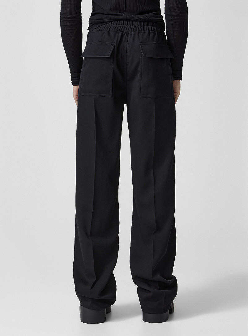 Dietrich drawstring virgin wool pant | Rick Owens | Shop Men's
