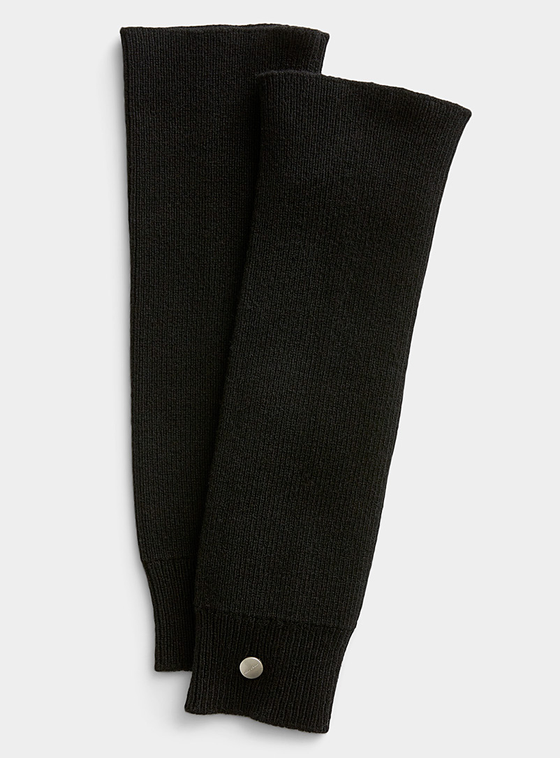 Rick Owens Black Recycled cashmere half-sleeve for men