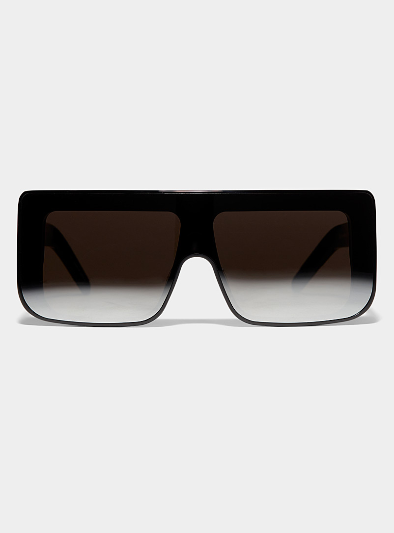 Rick Owens: Les lunettes de soleil Documenta Argent pour homme