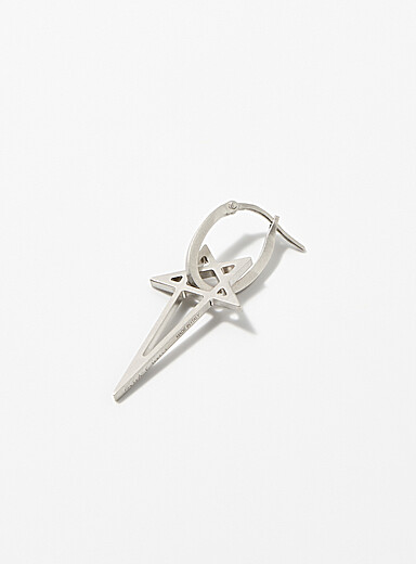 Pentagram earring | Rick Owens | | Simons