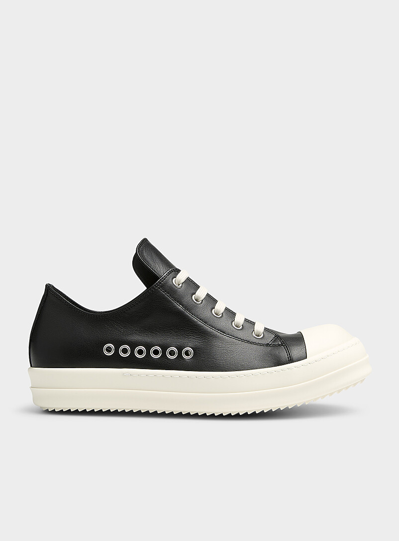 Leather low-top sneaker Men | Rick Owens | Men's Designer Shoes