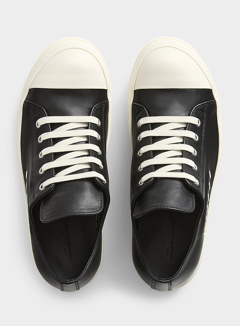 Leather low-top sneaker Men | Rick Owens | Men's Designer Shoes