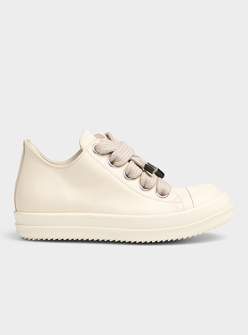 Rick Owens Black Jumbo Lace low-rise sneakers Men for men
