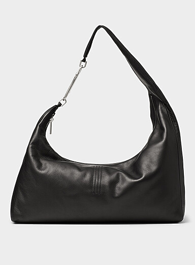 Gemini calf leather hobo bag