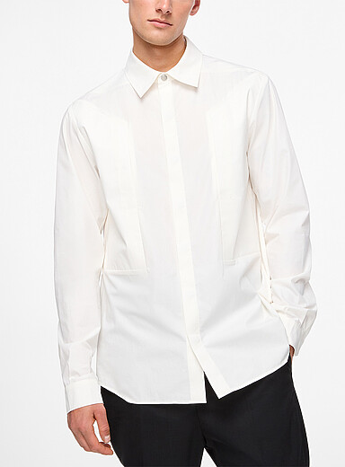Rick Owens Off White Fogpocket poplin shirt for men