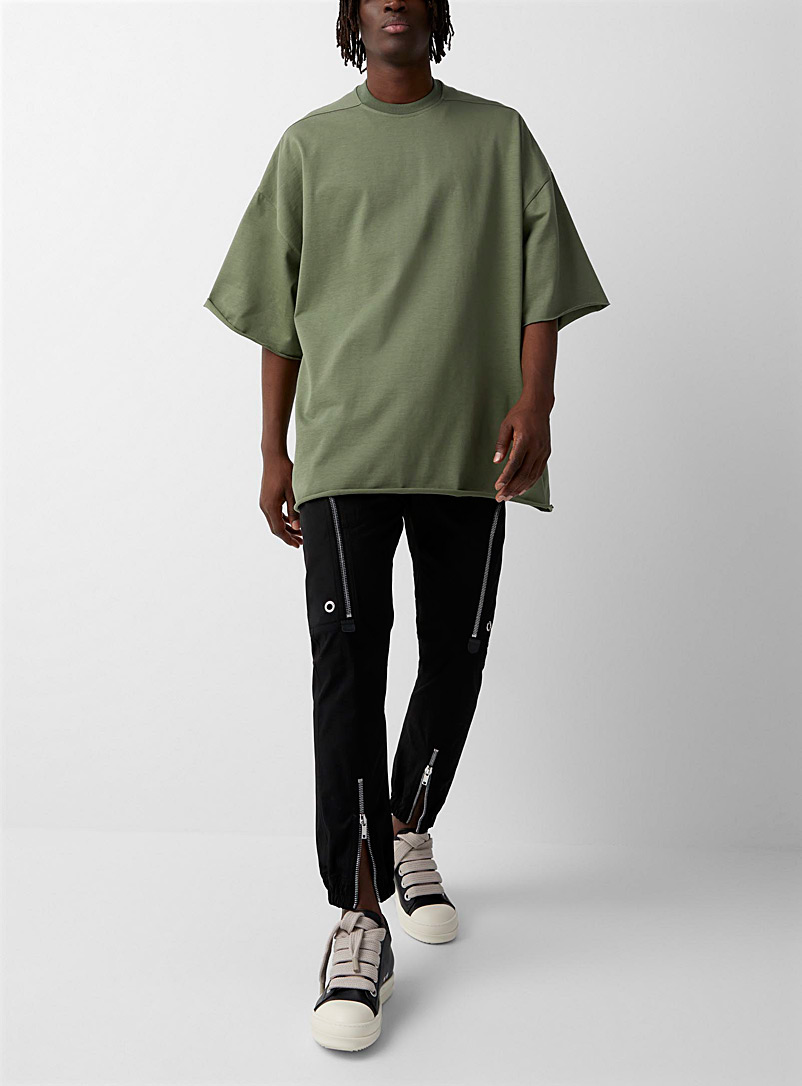 Rick Owens Green Oversize Tommy t-shirt for men