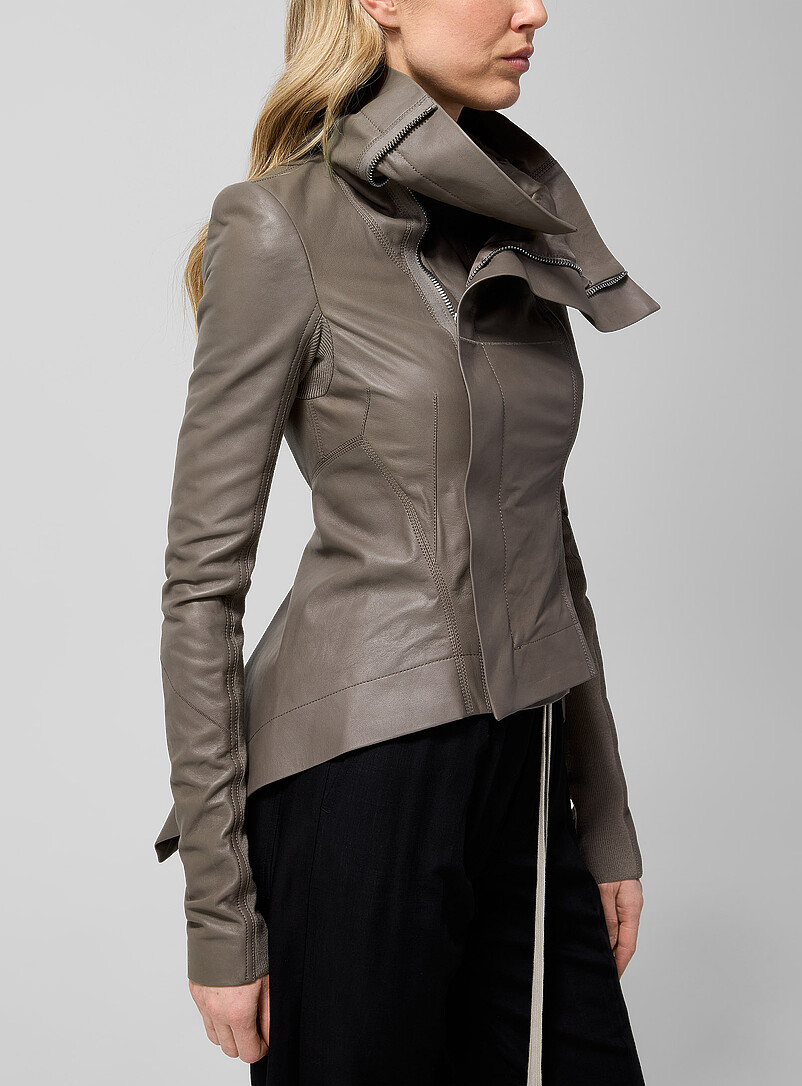 Naska lambskin leather biker jacket | Rick Owens | Shop Women's