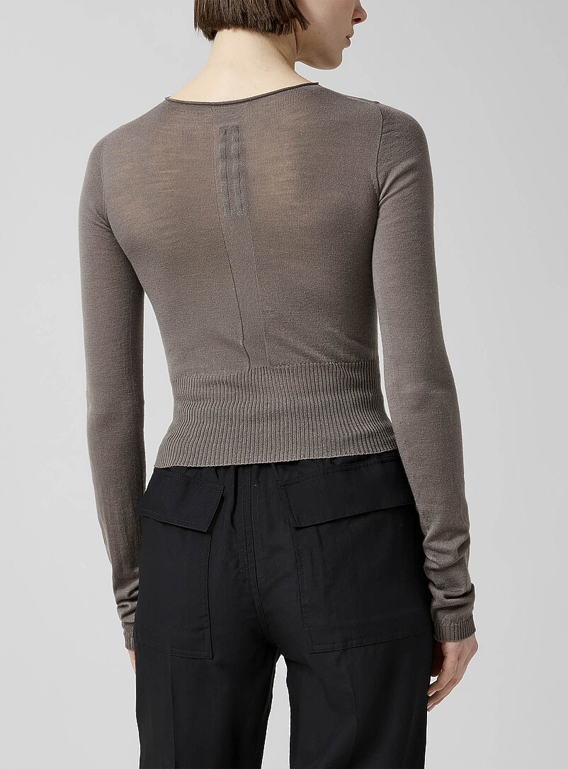 Temple pure virgin wool openwork sweater product image 2