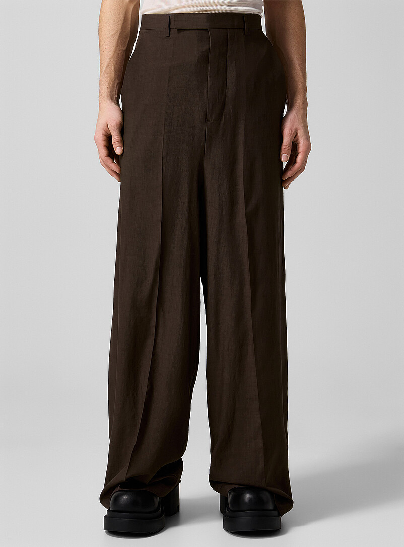 Fluid pure wool wide-leg pant product image 2