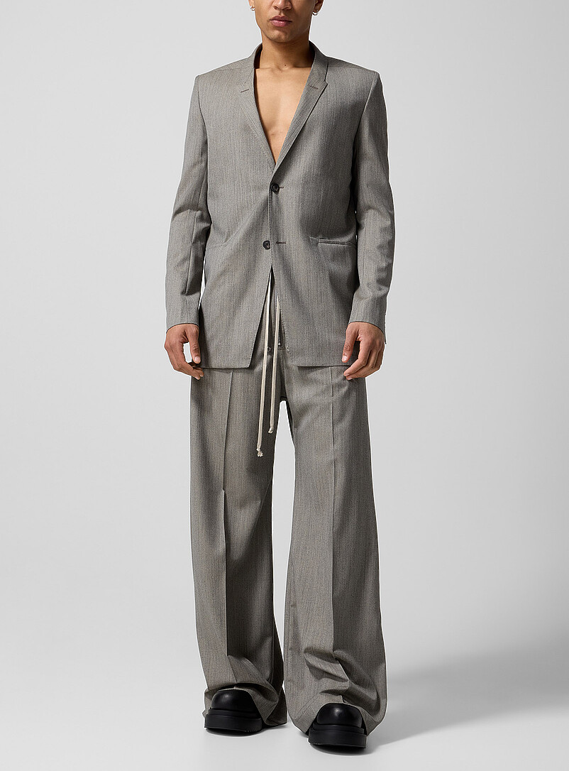 Pure Wool Wide-Leg Pant