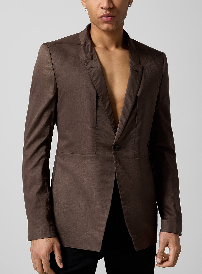 Fogpocket Soft Soft Sheer Brown Blazer