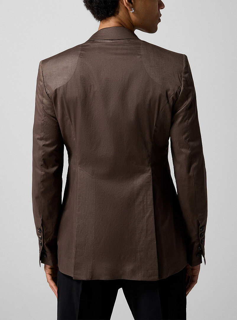 Fogpocket Soft Soft sheer brown blazer product image 3
