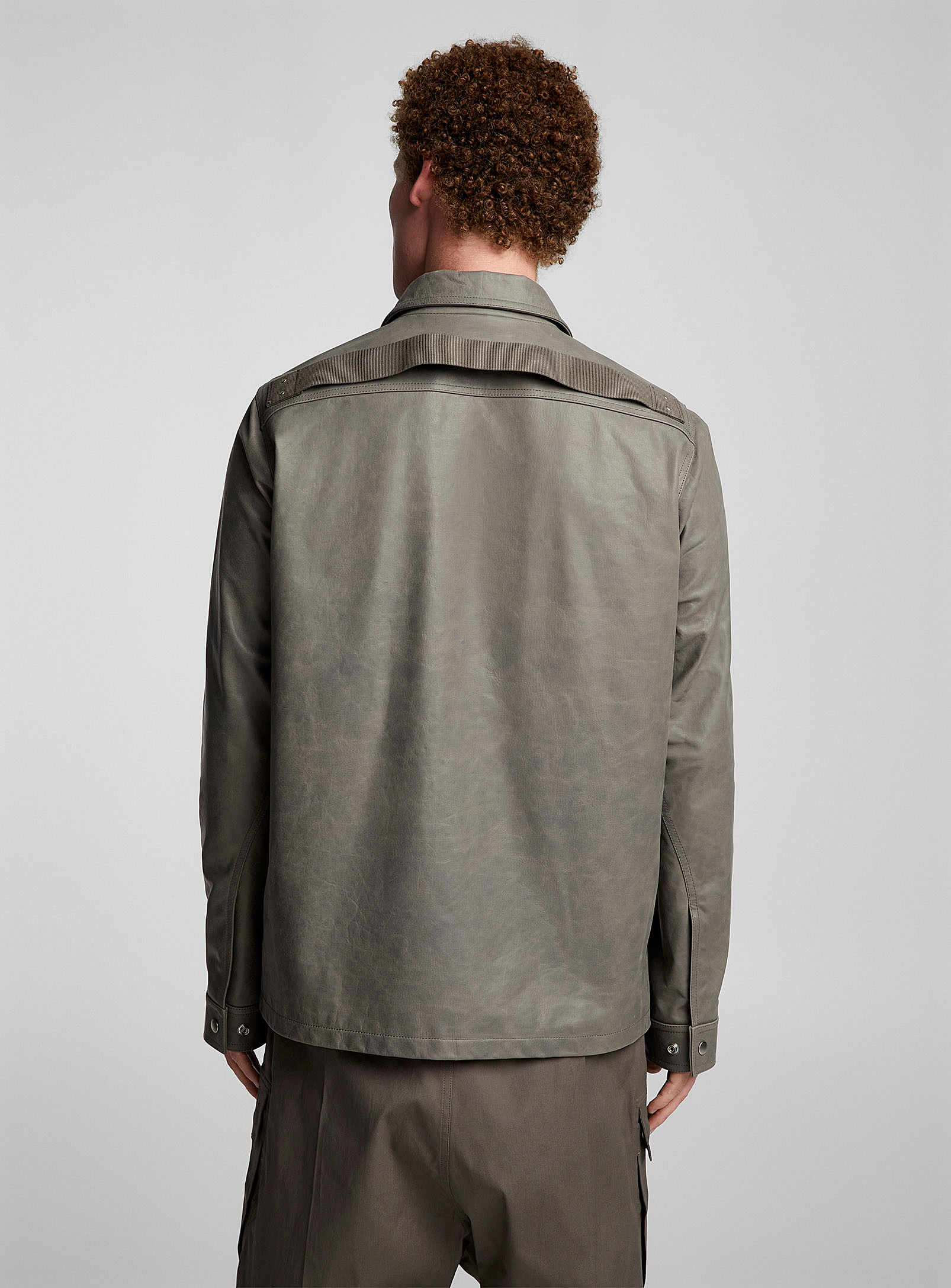 Rick Owens - La veste cuir zippée Brad