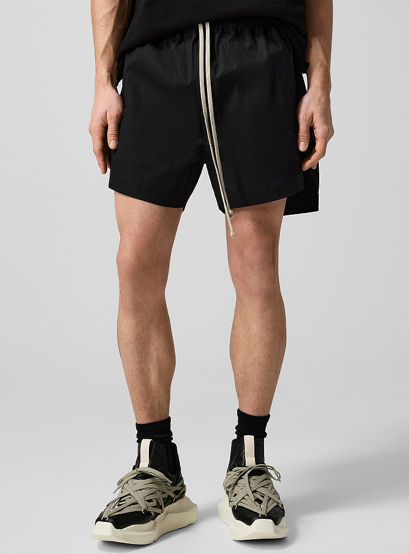 Black crisp fabric short product image 2