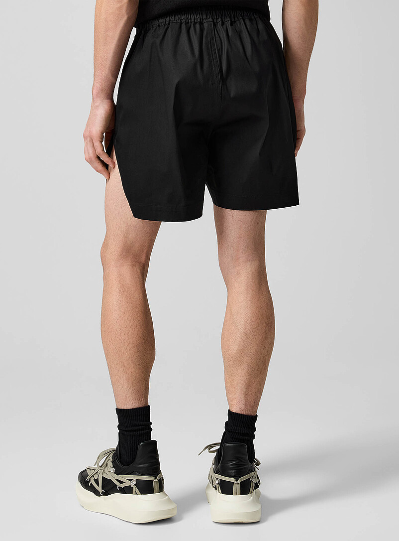 Black crisp fabric short product image 3