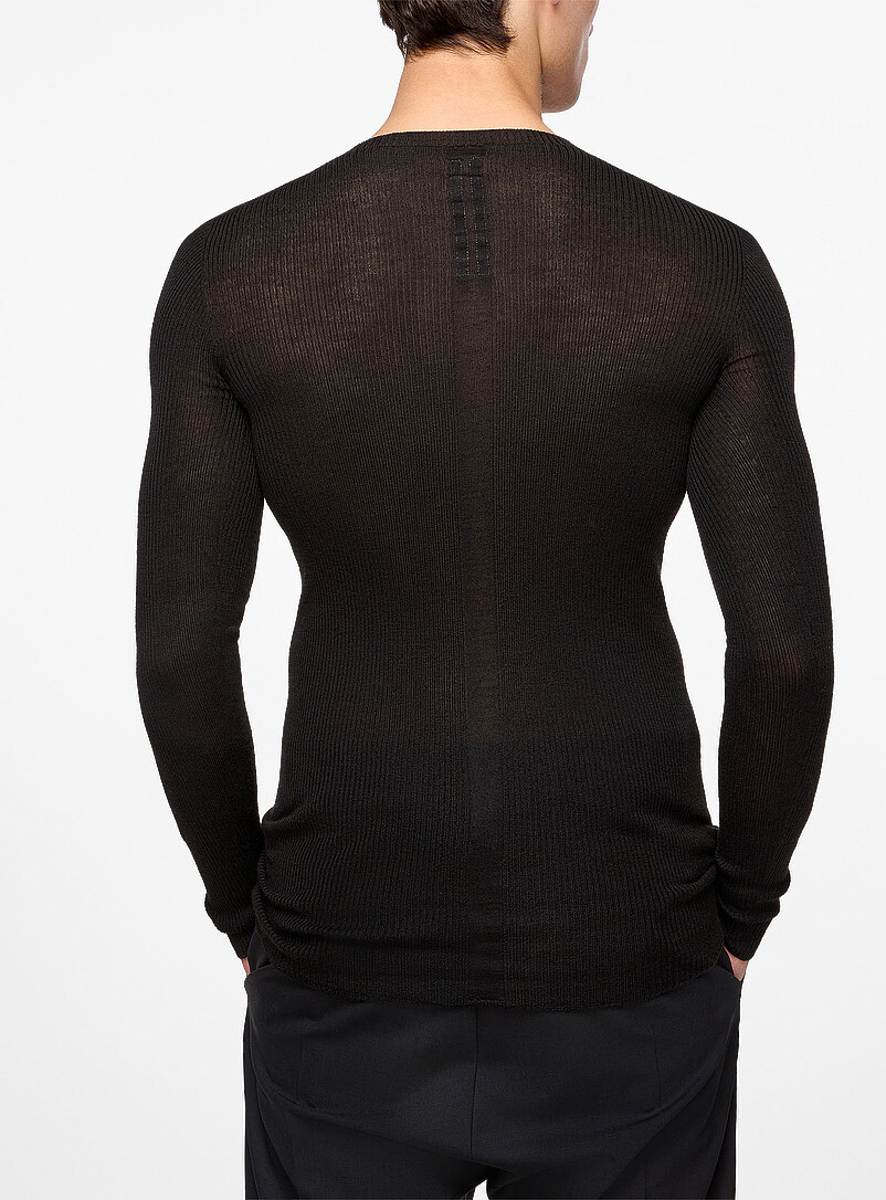 Fitted ribbed sweater product image 3