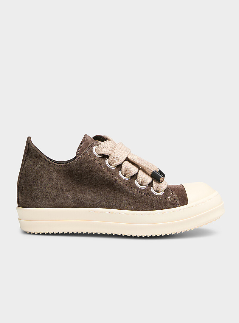 Jumbo Lace suede low-rise sneaker Men product image (primary)