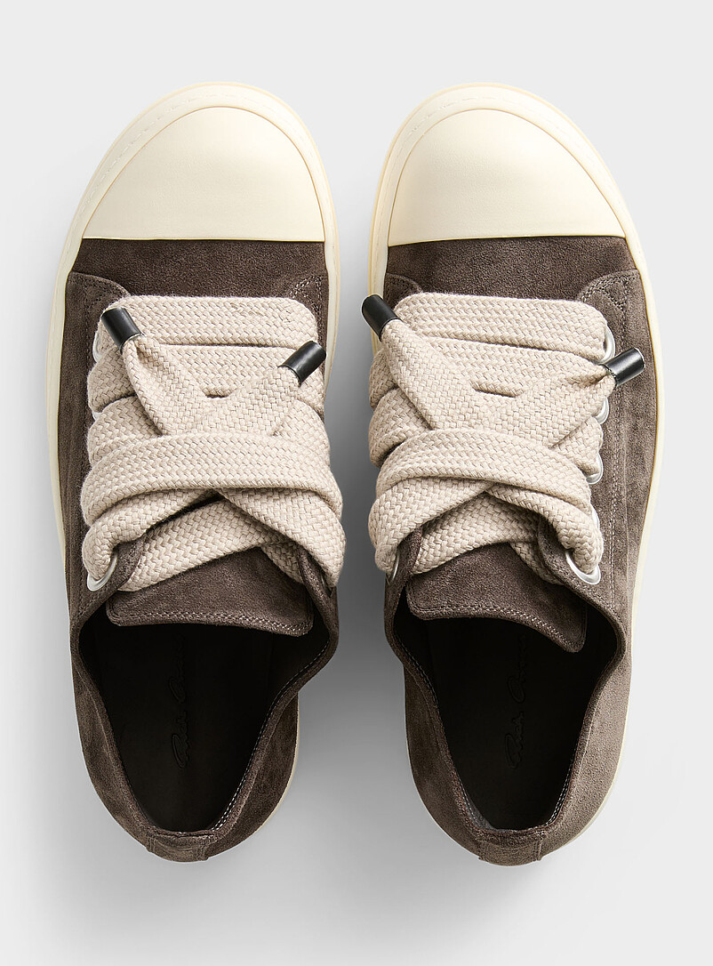 Jumbo Lace suede low-rise sneaker Men product image 3