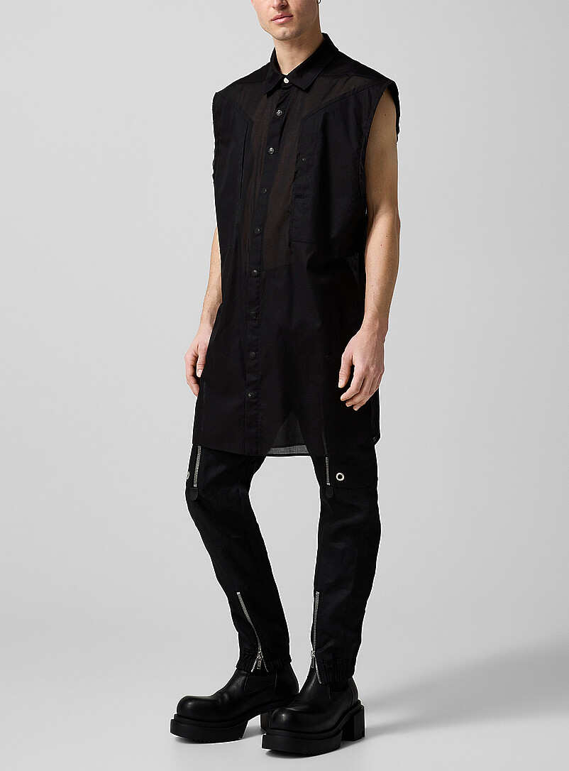 Jumbo sheer long shirt product image (primary)