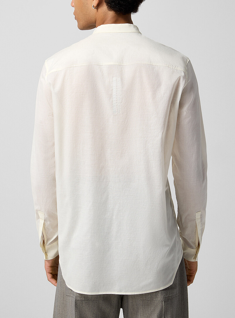 Island funnel-neck sheer shirt product image 3