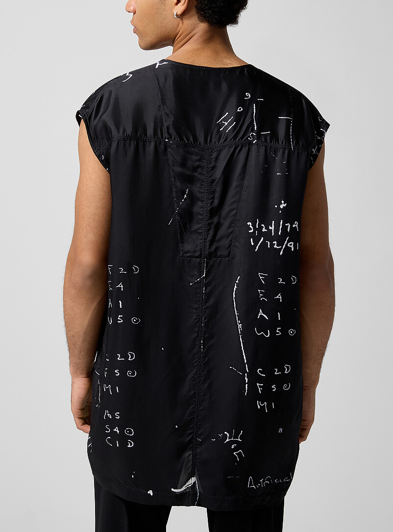 Astral chart sleeveless V-neck tunic product image 3