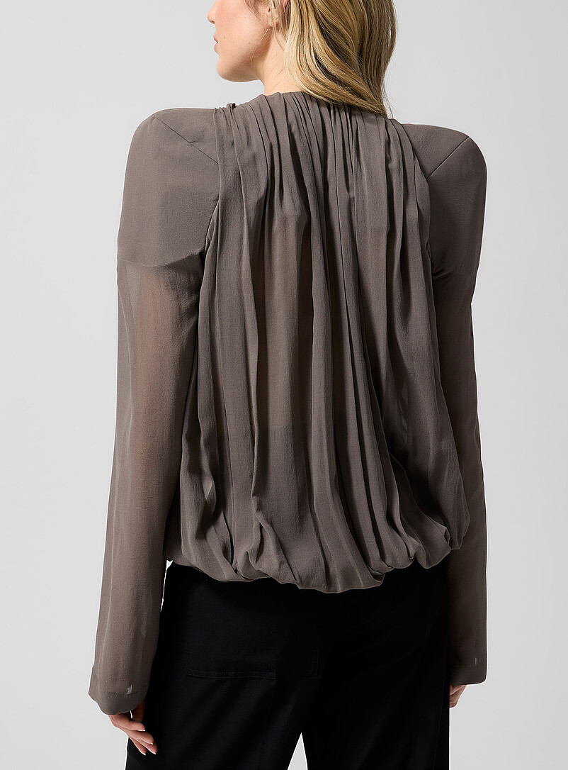 Maria pure silk crossover jacket product image 3
