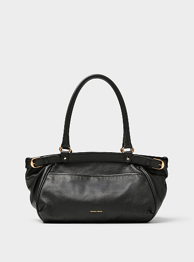 Lune pebbled leather tote bag